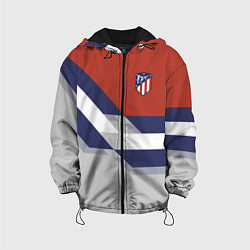 Куртка с капюшоном детская Atletico FC: Grey style, цвет: 3D-черный