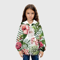 Куртка с капюшоном детская Таинственный остров, цвет: 3D-белый — фото 2