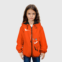 Куртка с капюшоном детская Лисица, цвет: 3D-черный — фото 2