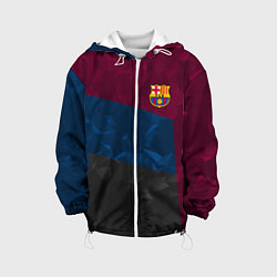 Детская куртка FC Barcelona: Dark polygons
