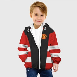 Куртка с капюшоном детская Man UTD FC: Vintage 2018, цвет: 3D-белый — фото 2
