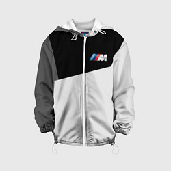 Куртка с капюшоном детская BMW SportWear, цвет: 3D-белый