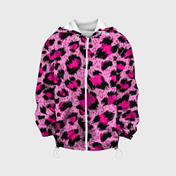 Детская куртка Розовый леопард
