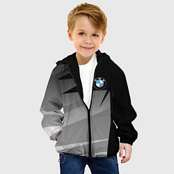 Куртка с капюшоном детская BMW 2018 SPORT, цвет: 3D-черный — фото 2