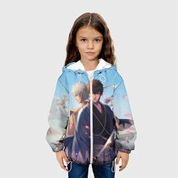 Куртка с капюшоном детская Gintama, цвет: 3D-белый — фото 2