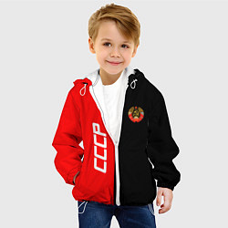 Куртка с капюшоном детская СССР: Red Collection, цвет: 3D-белый — фото 2