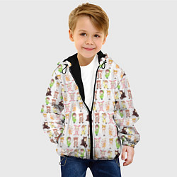 Куртка с капюшоном детская MONSTA X 10, цвет: 3D-черный — фото 2