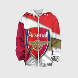 Куртка с капюшоном детская FC Arsenal, цвет: 3D-белый