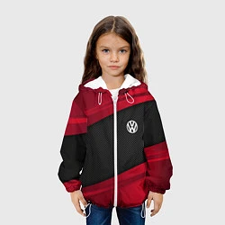 Куртка с капюшоном детская Volkswagen: Red Sport, цвет: 3D-белый — фото 2