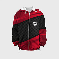 Куртка с капюшоном детская Volkswagen: Red Sport, цвет: 3D-белый
