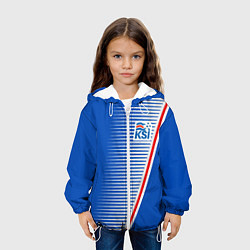 Куртка с капюшоном детская KSI ICELAND SPORT, цвет: 3D-белый — фото 2