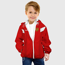Куртка с капюшоном детская Сборная России, цвет: 3D-белый — фото 2