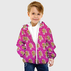 Куртка с капюшоном детская 6IX9INE Pattern, цвет: 3D-белый — фото 2