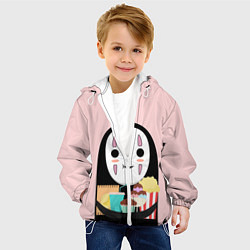 Куртка с капюшоном детская Унесенные призраками, цвет: 3D-белый — фото 2