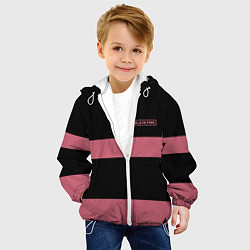 Куртка с капюшоном детская Black Pink: Rose 97, цвет: 3D-белый — фото 2