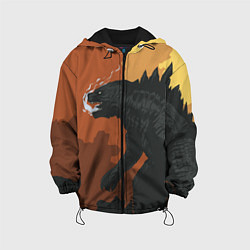 Куртка с капюшоном детская Godzilla: Monster Smoke, цвет: 3D-черный