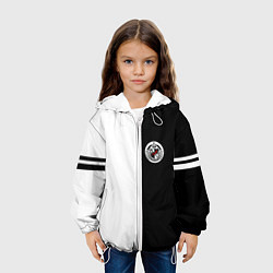 Куртка с капюшоном детская Monokuma School, цвет: 3D-белый — фото 2