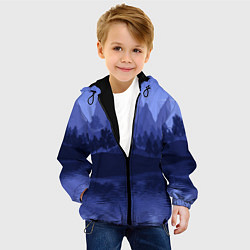 Куртка с капюшоном детская Firewatch Mountains, цвет: 3D-черный — фото 2