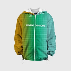 Куртка с капюшоном детская Imagine Dragons: Evolve Grid, цвет: 3D-белый