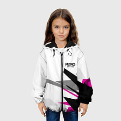 Куртка с капюшоном детская Metro Exodus: White Style, цвет: 3D-черный — фото 2