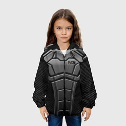 Куртка с капюшоном детская Soldier N7, цвет: 3D-черный — фото 2