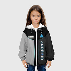 Куртка с капюшоном детская Detroit: Android RK900, цвет: 3D-белый — фото 2