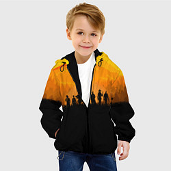 Куртка с капюшоном детская Red Dead Redemption: Orange Sun, цвет: 3D-черный — фото 2