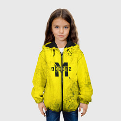 Куртка с капюшоном детская Metro Exodus: Yellow Grunge, цвет: 3D-черный — фото 2
