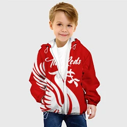 Куртка с капюшоном детская The Reds, цвет: 3D-белый — фото 2