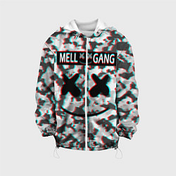 Куртка с капюшоном детская Mell x Gang, цвет: 3D-белый