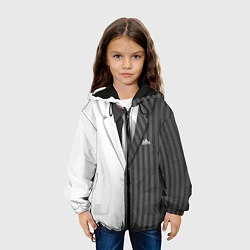 Куртка с капюшоном детская Двойной костюм, цвет: 3D-черный — фото 2