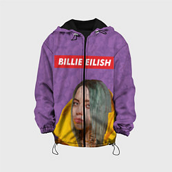 Куртка с капюшоном детская Billie Eilish, цвет: 3D-черный