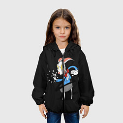 Куртка с капюшоном детская Cuphead - Хопус Покус, цвет: 3D-черный — фото 2
