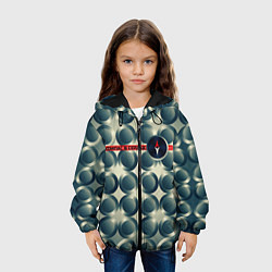 Куртка с капюшоном детская Компас в сердце, цвет: 3D-черный — фото 2