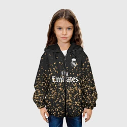 Куртка с капюшоном детская Real Madrid 4-th 19-20, цвет: 3D-черный — фото 2