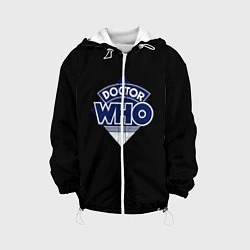 Куртка с капюшоном детская Doctor Who, цвет: 3D-белый