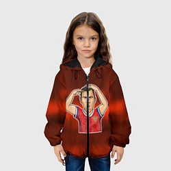 Куртка с капюшоном детская Дзюба Russia edition, цвет: 3D-черный — фото 2