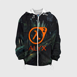 Куртка с капюшоном детская Half-life 2 ALYX, цвет: 3D-белый