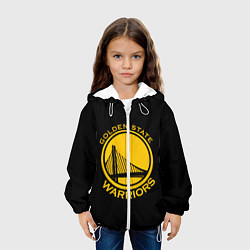 Куртка с капюшоном детская GOLDEN STATE WARRIORS, цвет: 3D-белый — фото 2