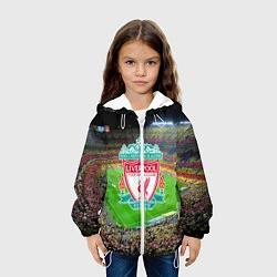 Куртка с капюшоном детская FC Liverpool, цвет: 3D-белый — фото 2