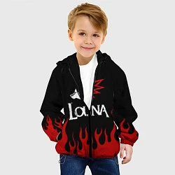 Куртка с капюшоном детская Louna, цвет: 3D-черный — фото 2