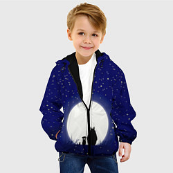 Куртка с капюшоном детская Мой сосед Тоторо, цвет: 3D-черный — фото 2