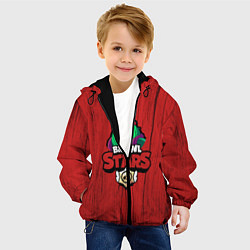 Куртка с капюшоном детская Brawl Stars SPIKE, цвет: 3D-черный — фото 2