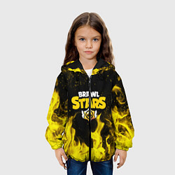 Куртка с капюшоном детская BRAWL STARS, цвет: 3D-черный — фото 2
