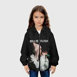 Куртка с капюшоном детская BILLIE EILISH, цвет: 3D-черный — фото 2