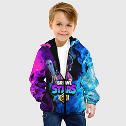 Куртка с капюшоном детская BRAWL STARS BIBI, цвет: 3D-черный — фото 2