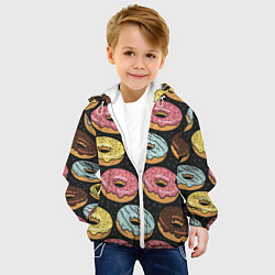 Куртка с капюшоном детская Сладкоежка, цвет: 3D-белый — фото 2