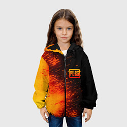 Куртка с капюшоном детская PUBG, цвет: 3D-черный — фото 2