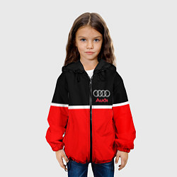 Куртка с капюшоном детская AUDI SPORT, цвет: 3D-черный — фото 2