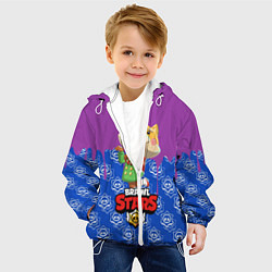 Куртка с капюшоном детская BRAWL STARS NITA, цвет: 3D-белый — фото 2